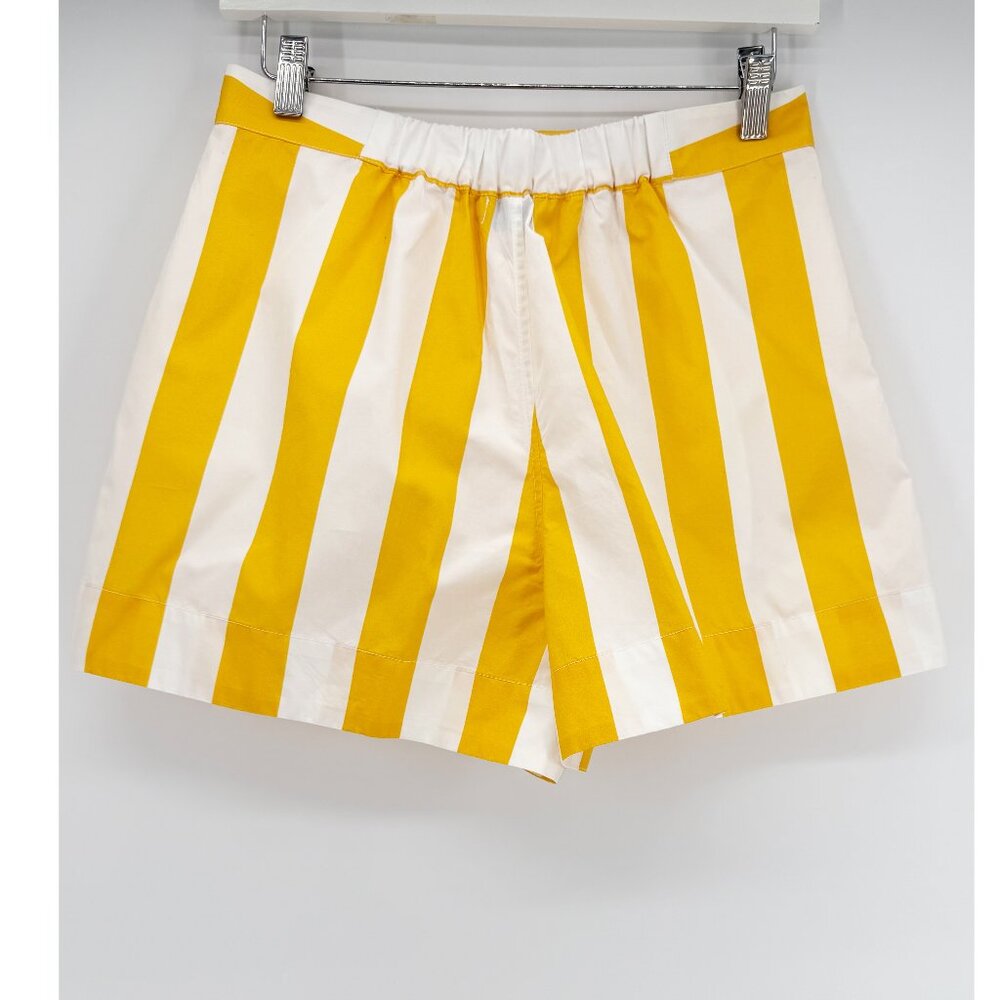 RHODE WALKER SHORT in Yellow/White Stripe NWOT S Anthropologie - Picture 3 of 13